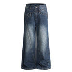 Light Wash High Waist Relaxed Wide Leg Jeans