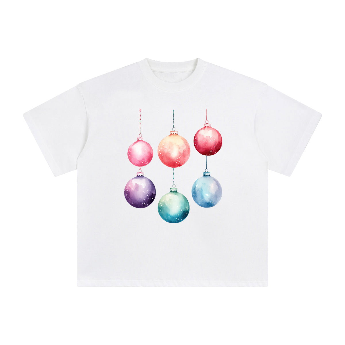 Christmas Balls Graphic Tee-INNBLAC Fashion Apparel