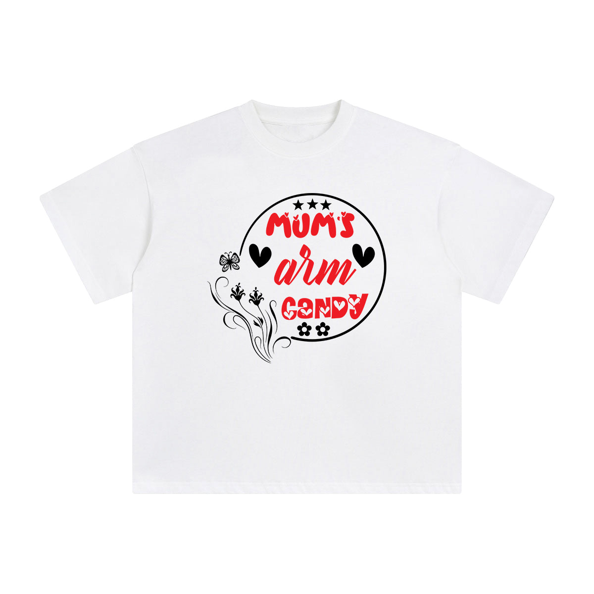 Mum's Arm Candy Graphic Tee-INNBLAC Fashion Apparel