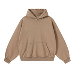 Sudadera con capucha de felpa de novio de gran tamaño