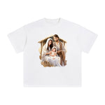 Christmas Nativity Scene Graphic Tee-INNBLAC Fashion Apparel