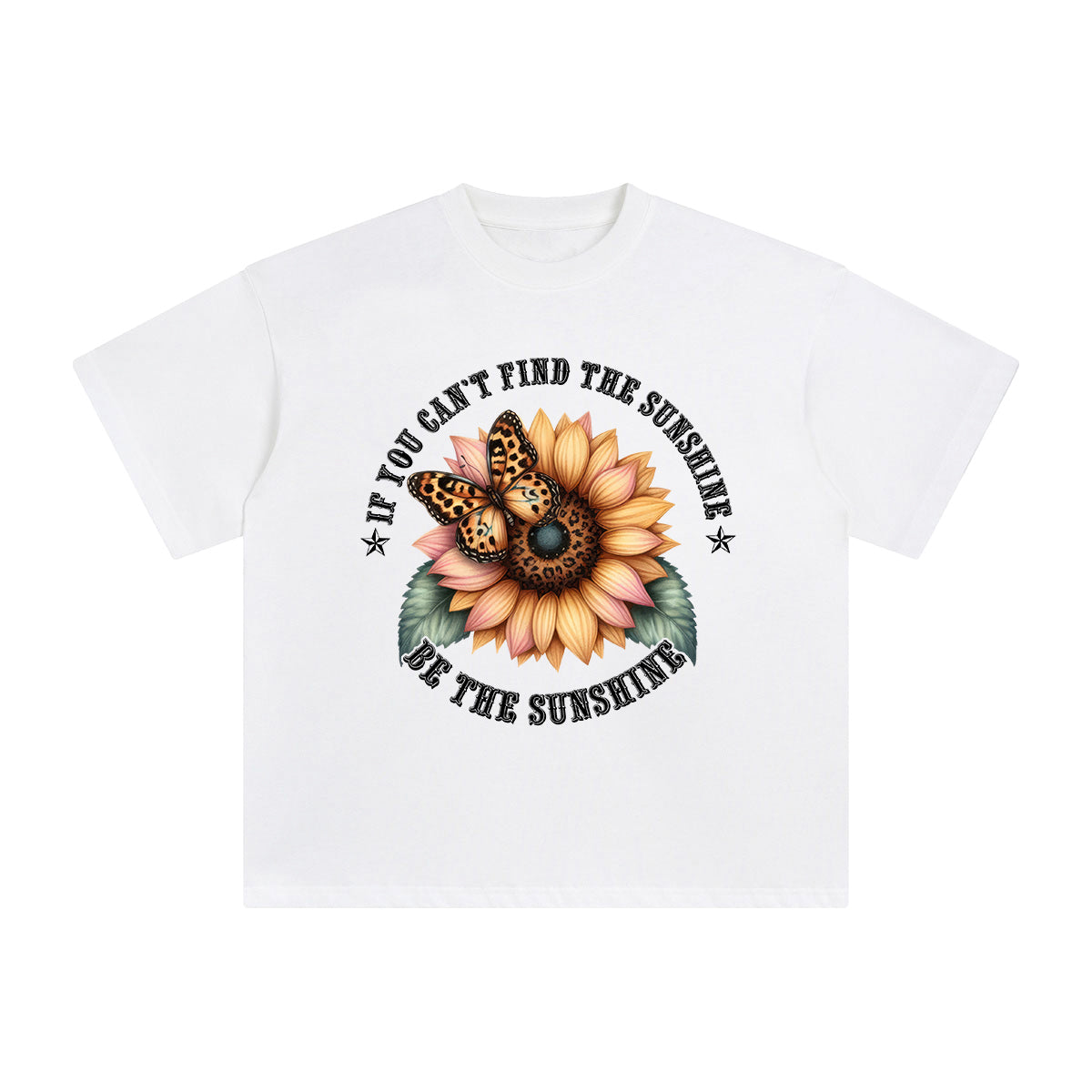 Positive Quote Graphic Tee-INNBLAC Fashion Apparel