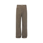 High Street Washed Wide Straight Jeans