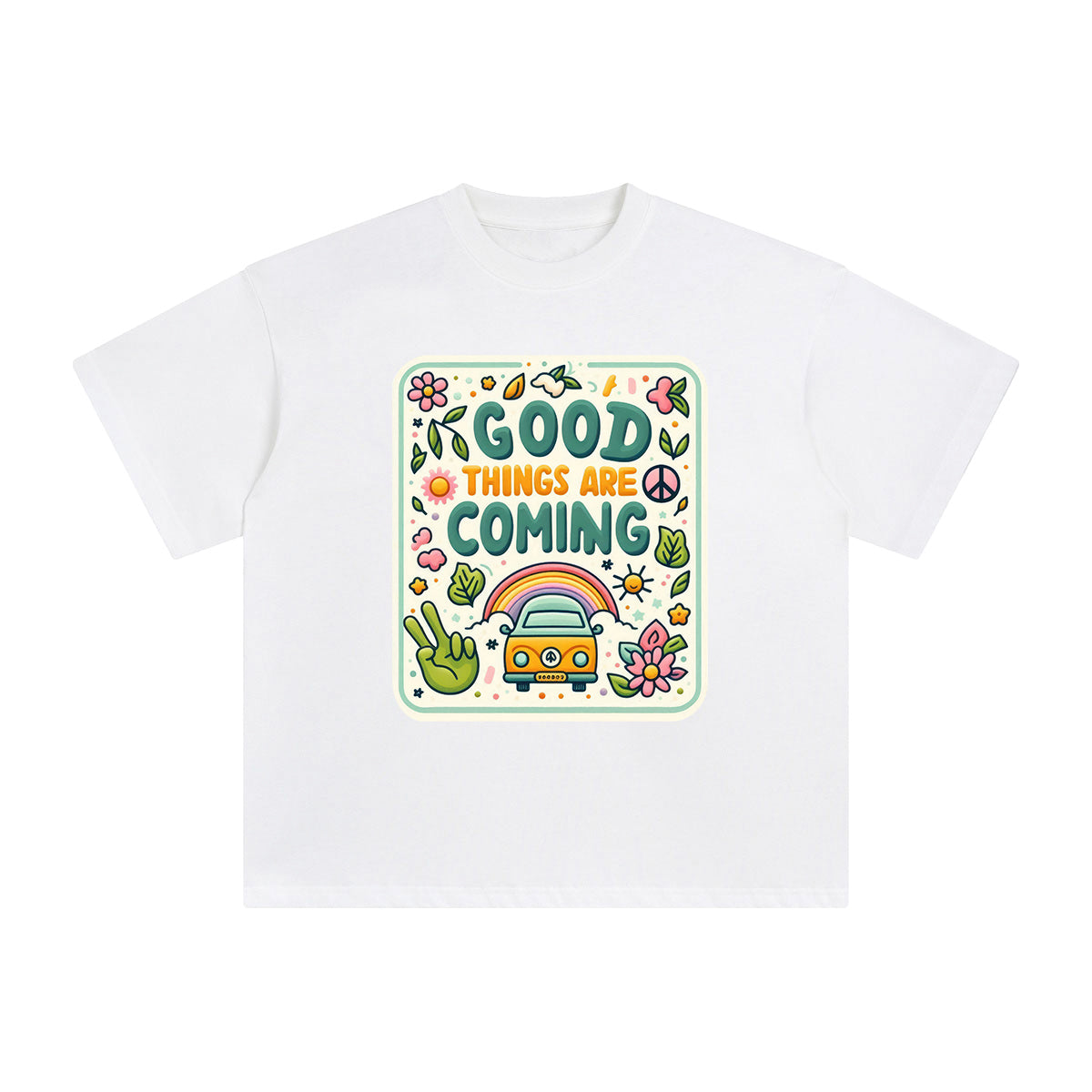 Good Things Are Coming Graphic Tee-INNBLAC Fashion Apparel
