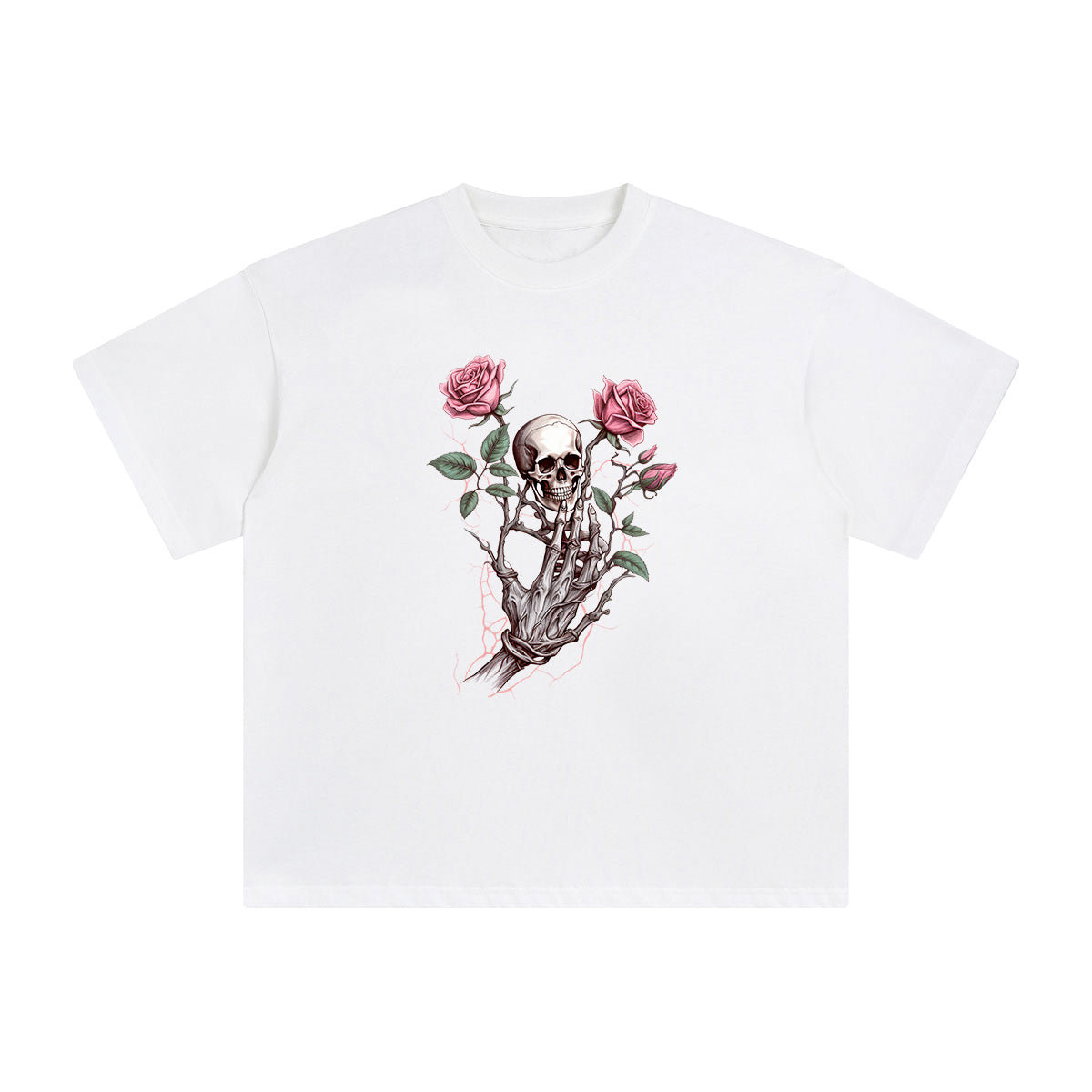 Hand And Rose Graphic Tee-INNBLAC Fashion Apparel