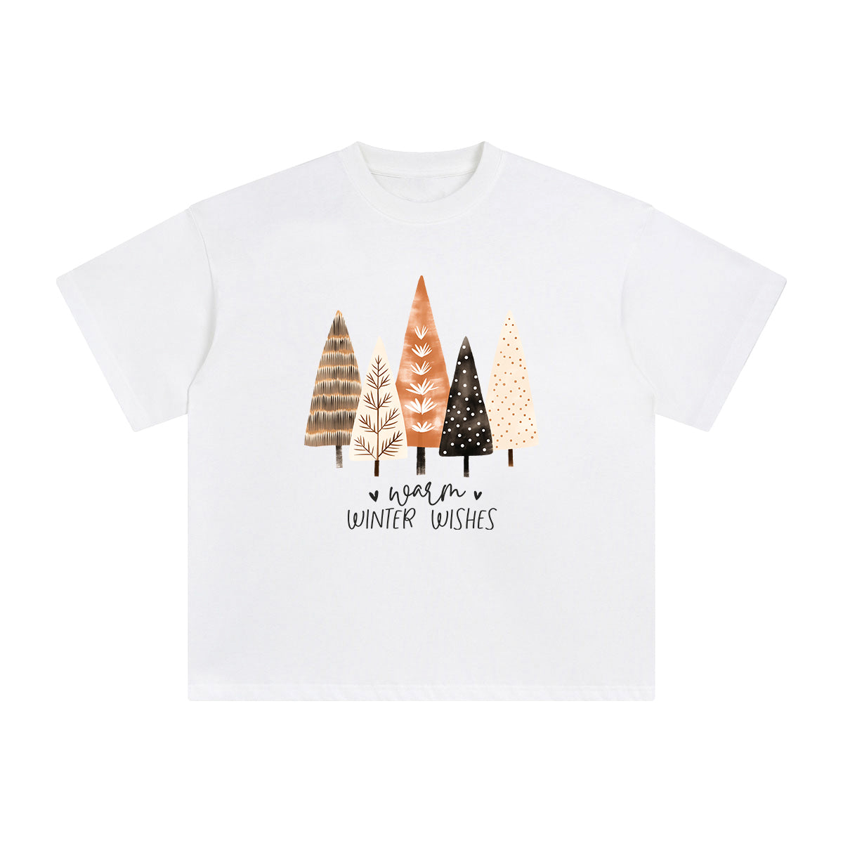 Hygge Christmas Tree Graphic Tee-INNBLAC Fashion Apparel