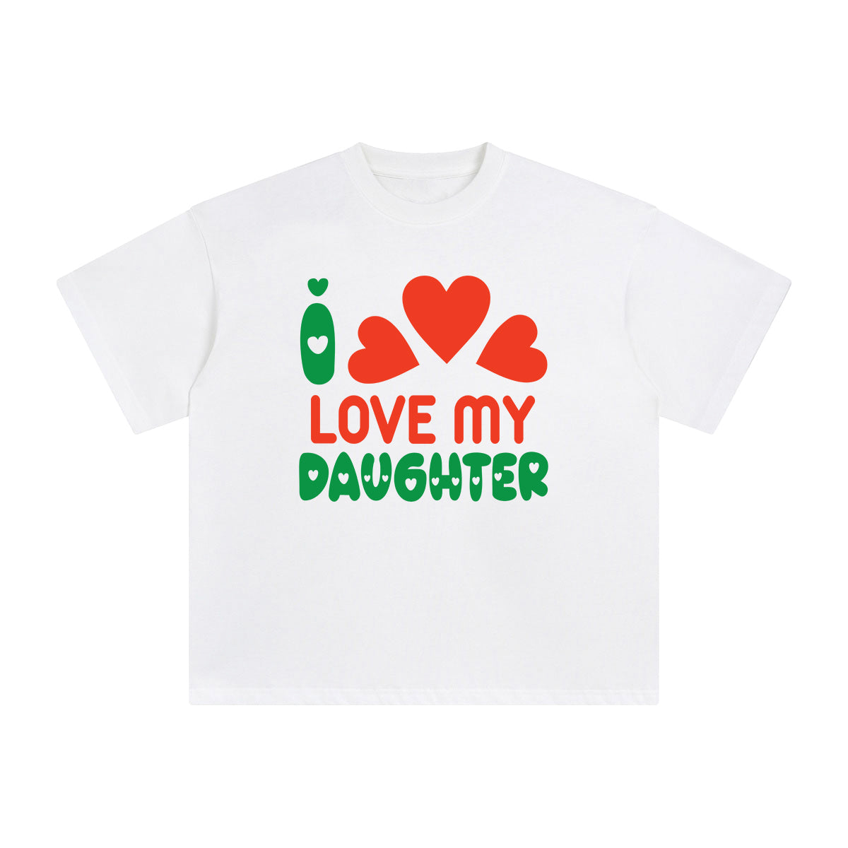 l Love My Daughter Graphic Tee-INNBLAC Fashion Apparel