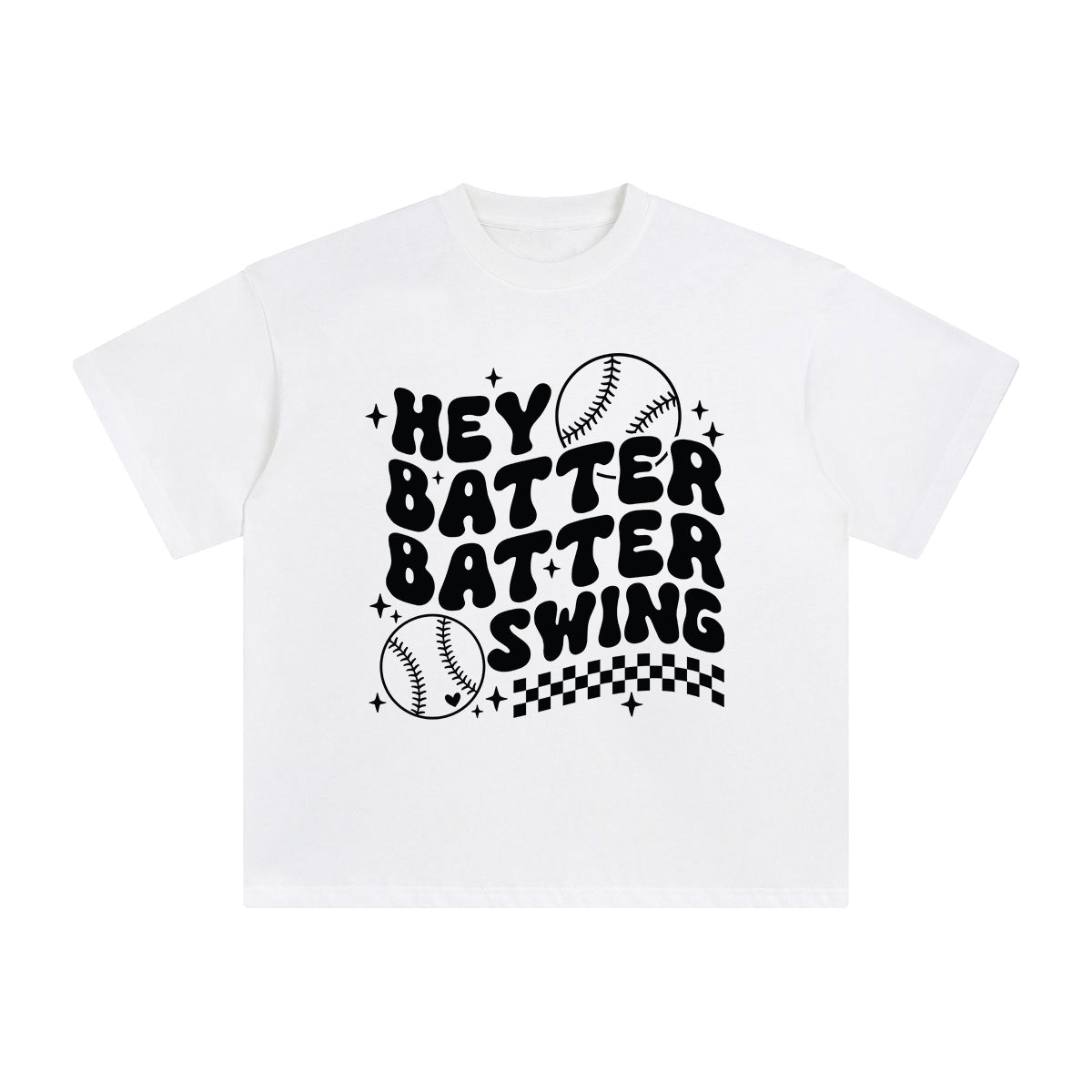 Hey Better Better Swing Graphic Tee-INNBLAC Fashion Apparel