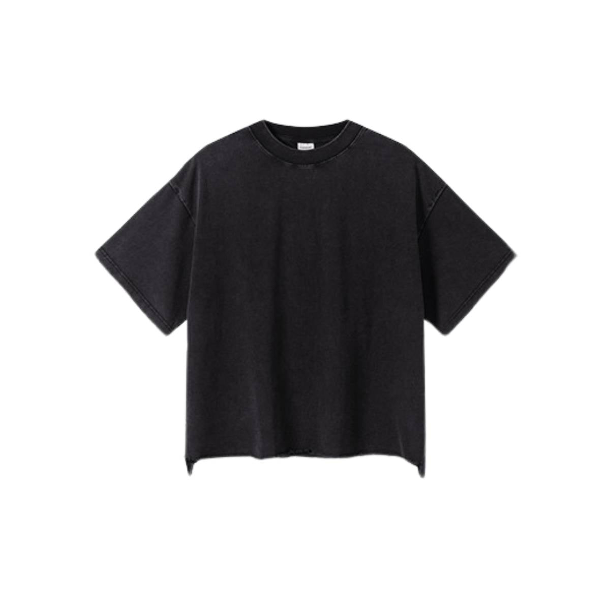 Camiseta desteñida con lavado a la piedra de 7.5 oz