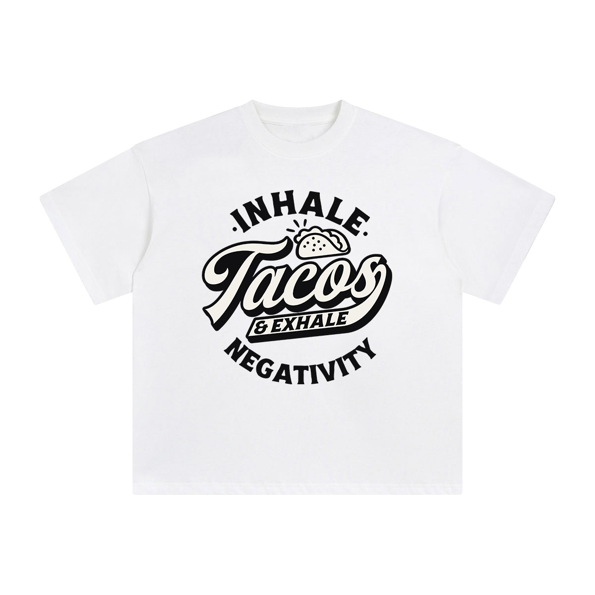 Inhale Tacos Graphic Tee-INNBLAC Fashion Apparel