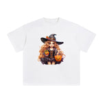 Witch Girl Holding Candy Graphic Tee-INNBLAC Fashion Apparel