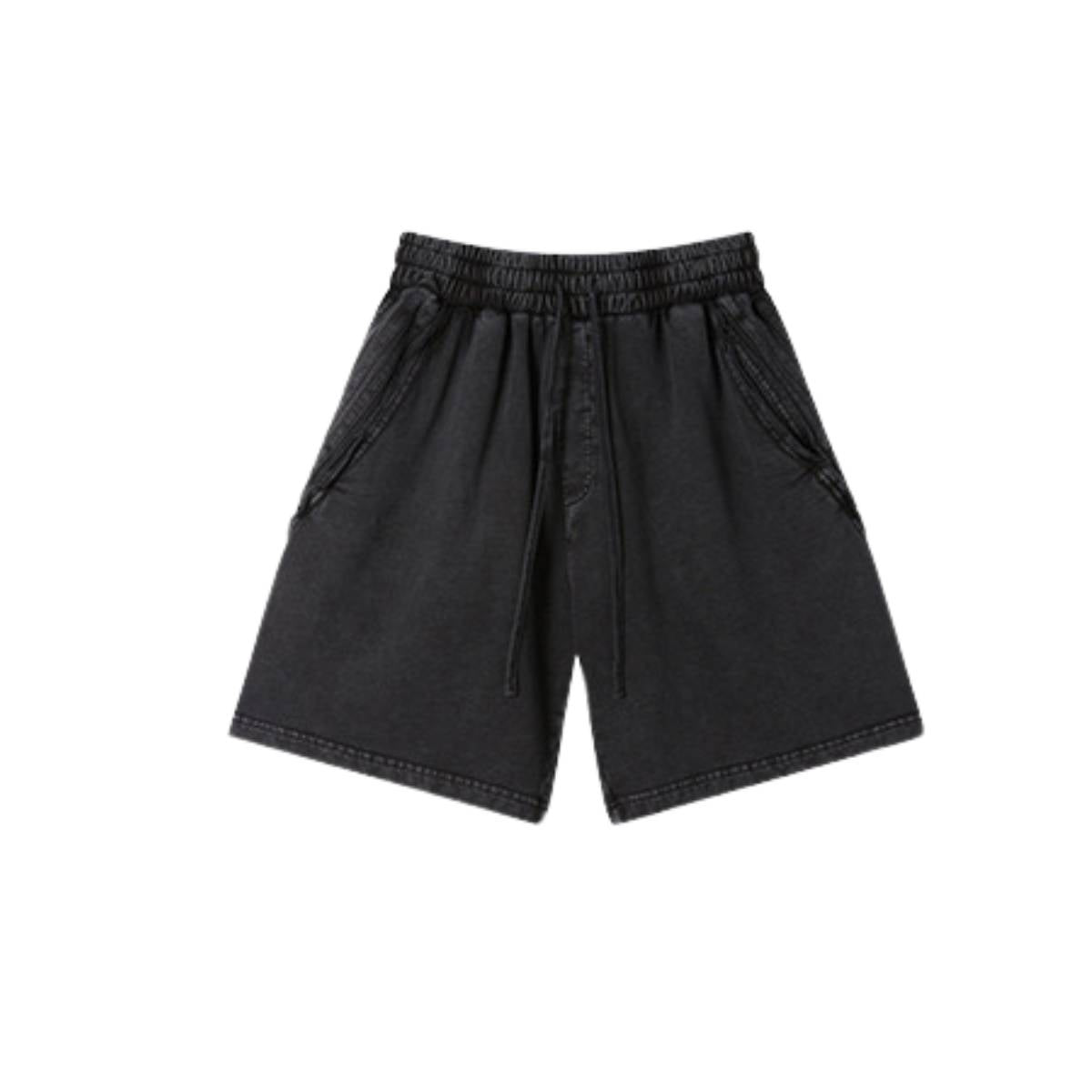 Shorts holgados vintage con lavado intenso