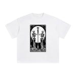 Mystery Skeleton Tarot Card Graphic Tee-INNBLAC Fashion Apparel