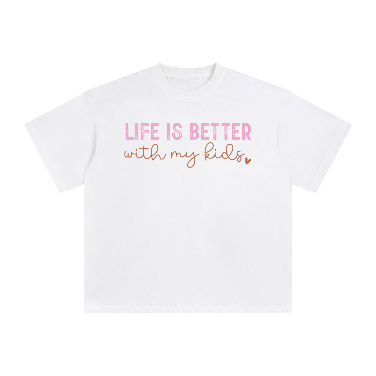 Life Is Better With My Kinds Graphic Tee-INNBLAC Fashion Apparel