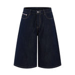 Bermudas con lavado vintage y salpicaduras de tinta