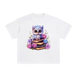 Fairy Owl Graphic Tee-INNBLAC Fashion Apparel