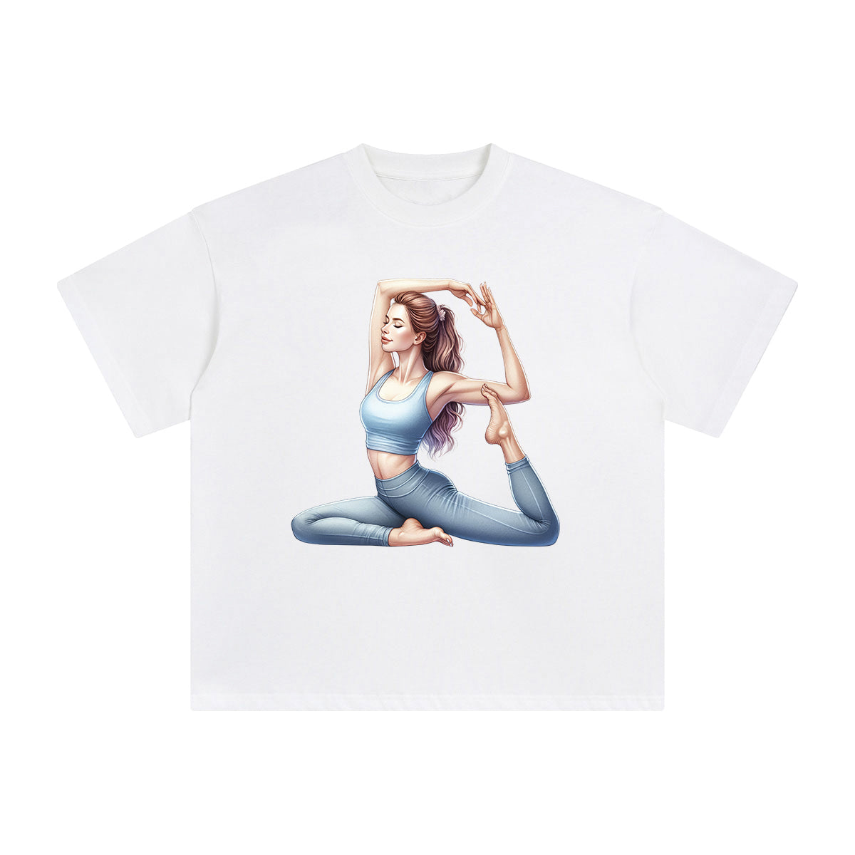 Yoga Mom Comic Graphic Tee-INNBLAC Fashion Apparel