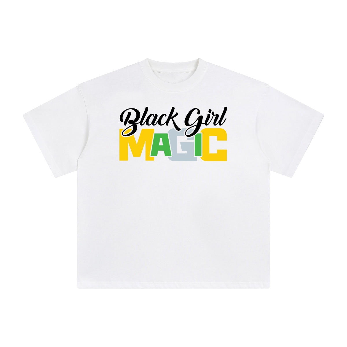 Black Girl Magic Aesthetic Graphic Tee-INNBLAC Fashion Apparel