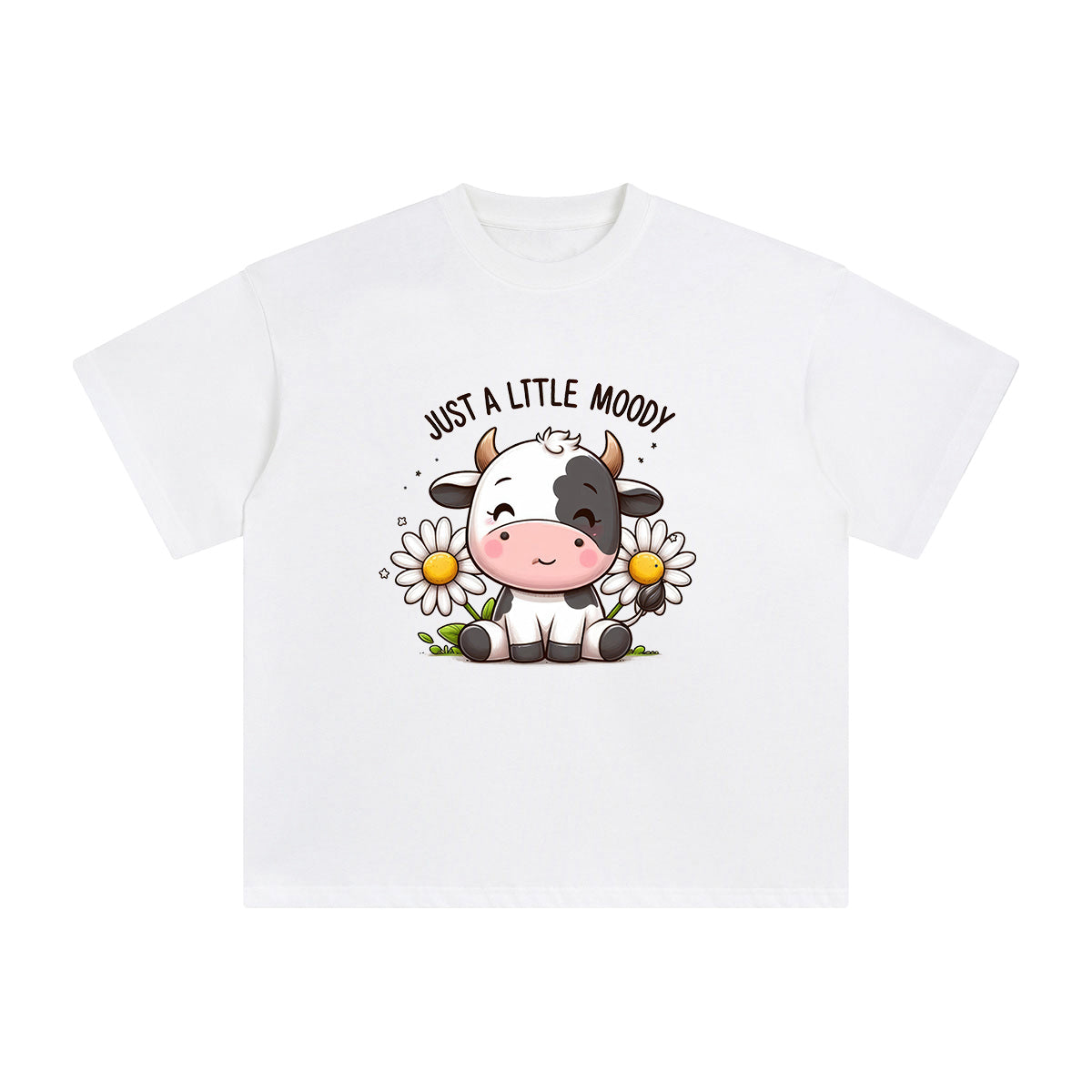 Just A Little Moody Graphic Tee-INNBLAC Fashion Apparel