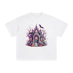 Halloween Tomb Graphic Tee-INNBLAC Fashion Apparel