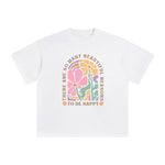 Flower Abstract Graphic Tee-INNBLAC Fashion Apparel