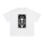 Mystery Skeleton Tarot Card Graphic Tee-INNBLAC Fashion Apparel