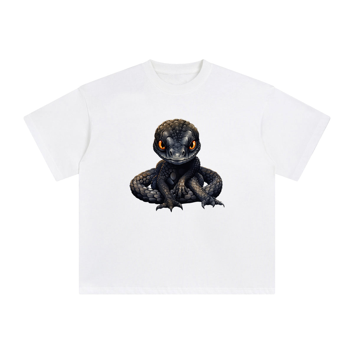 Goth Snake Graphic Tee-INNBLAC Fashion Apparel