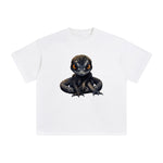 Goth Snake Graphic Tee-INNBLAC Fashion Apparel