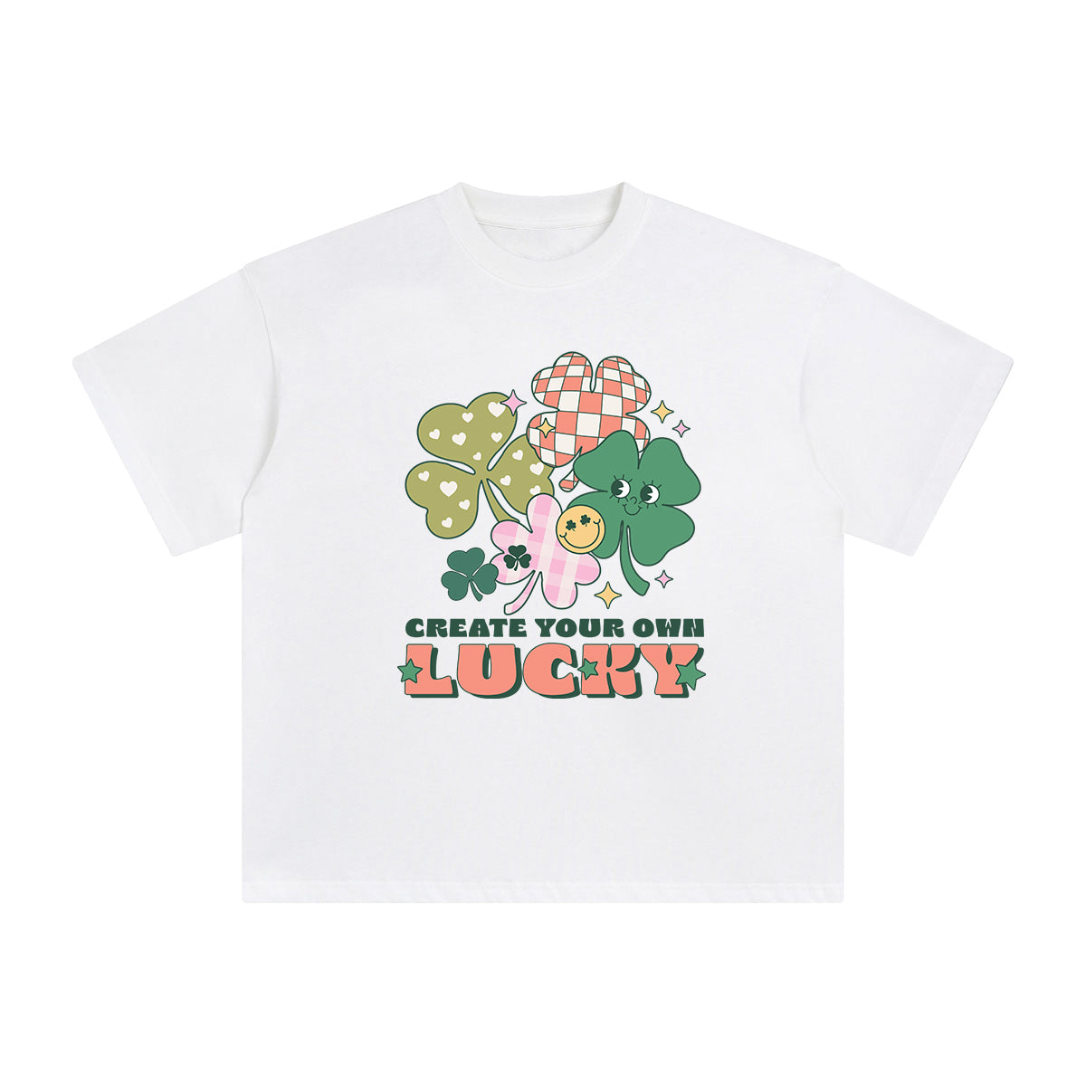 Create Your Own Lucky Graphic Tee-INNBLAC Fashion Apparel