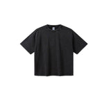 Camiseta destructiva de peso pesado con borde crudo de 10 oz