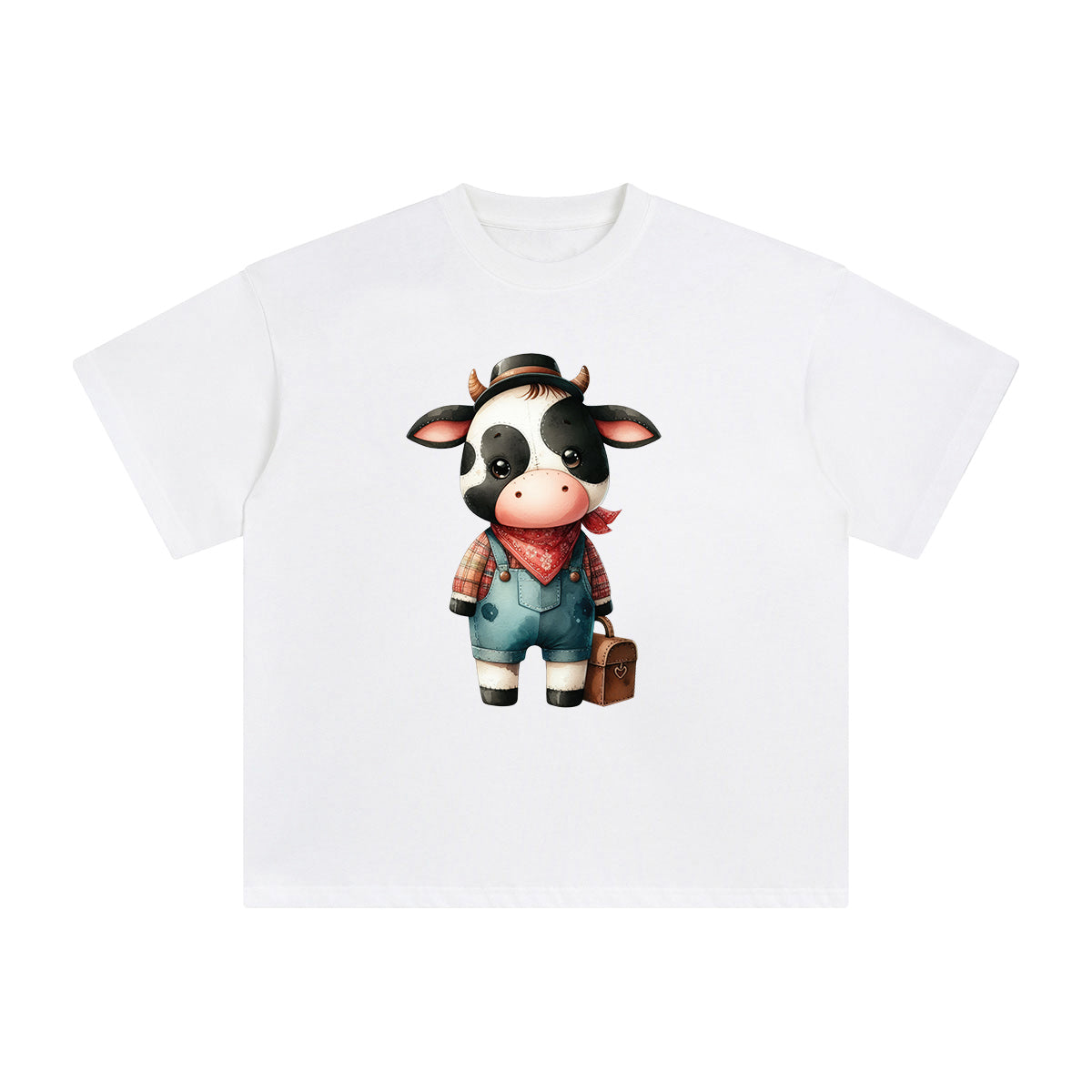 Cow Graphic Tee-INNBLAC Fashion Apparel