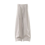 Old Money Draped Barrel Leg Trousers
