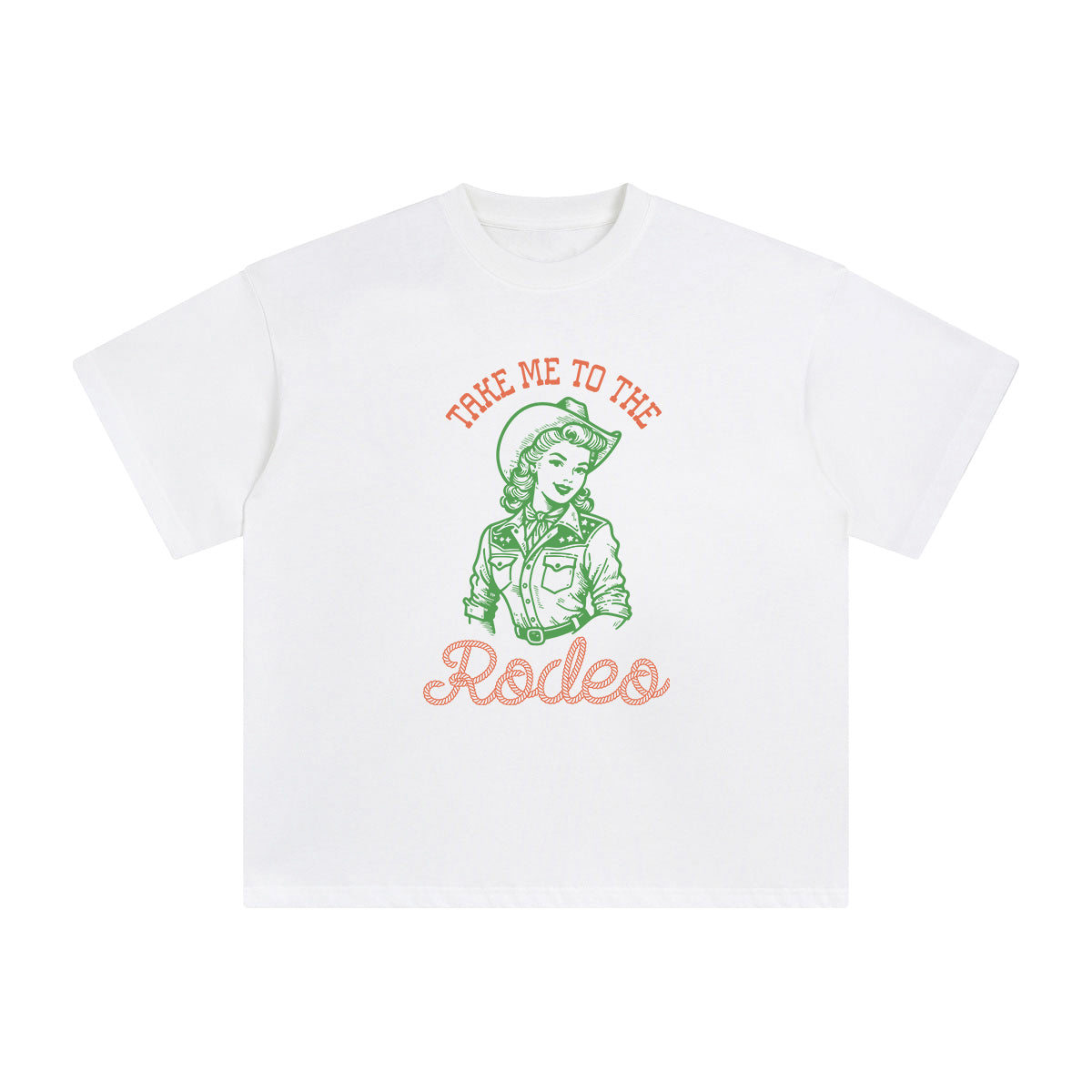 Vintage Cowgirl Graphic Tee-INNBLAC Fashion Apparel