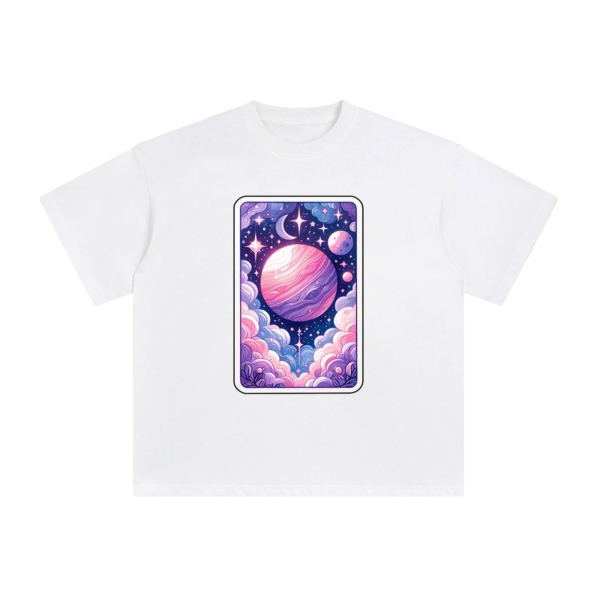 Planet Graphic Tee-INNBLAC Fashion Apparel