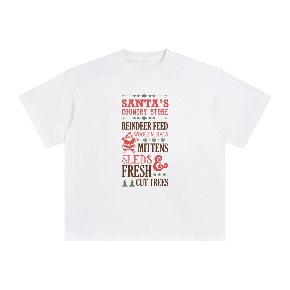 Santa's Country Store Graphic Tee-INNBLAC Fashion Apparel