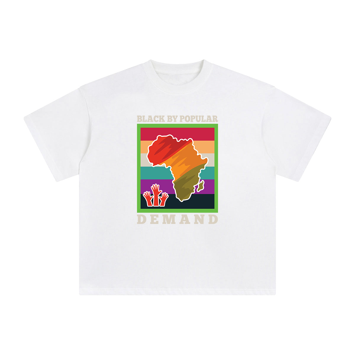 Black by Popular Demand Aesthetic Graphic Tee-INNBLAC Fashion Apparel