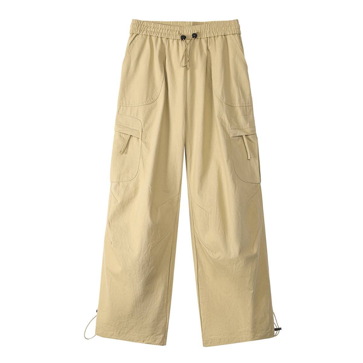Multi-Pocket Utility Relaxed Workwear Pants