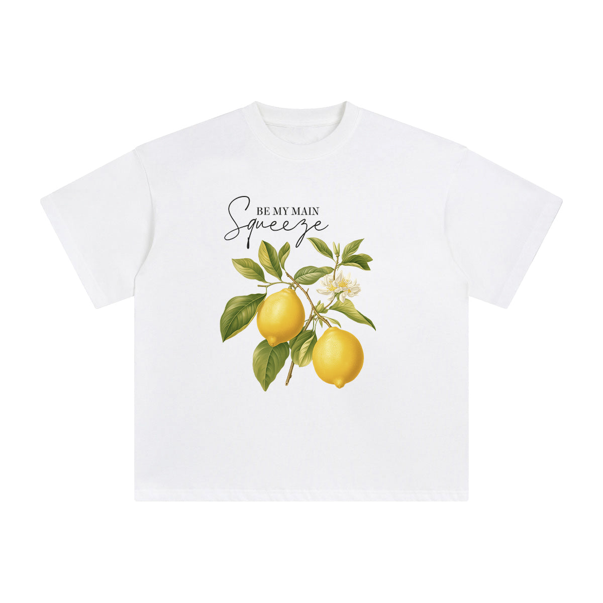 Lemon & Quote Graphic Tee-INNBLAC Fashion Apparel