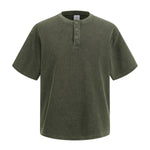 Camiseta de algodón lavado vintage Batik de 8,25 oz