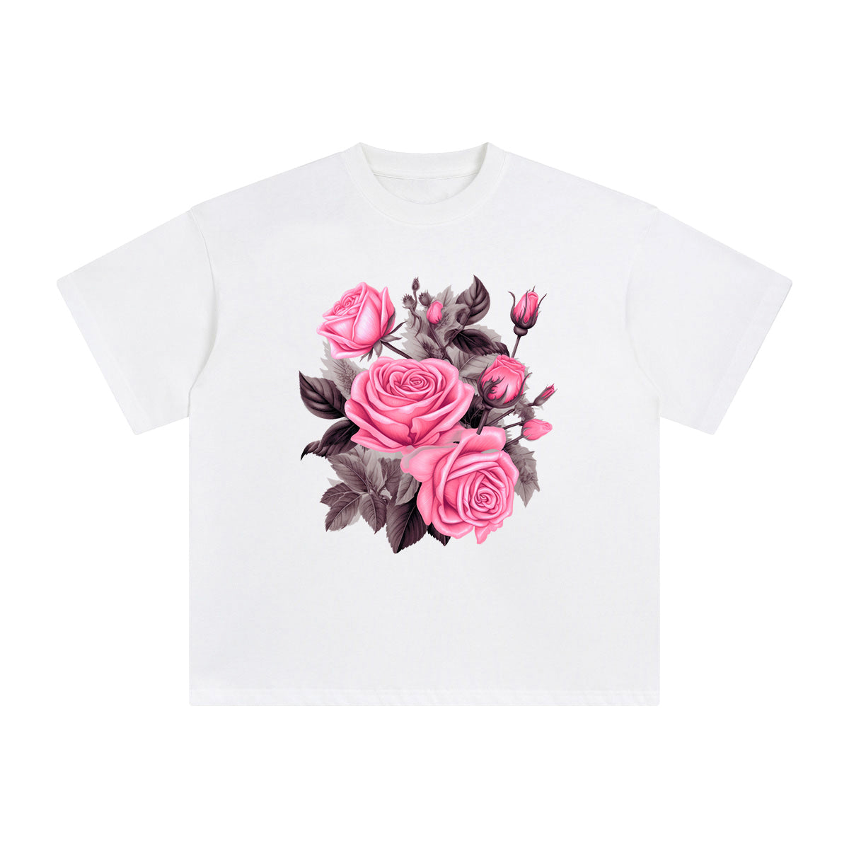 Floral Graphic Tee-INNBLAC Fashion Apparel