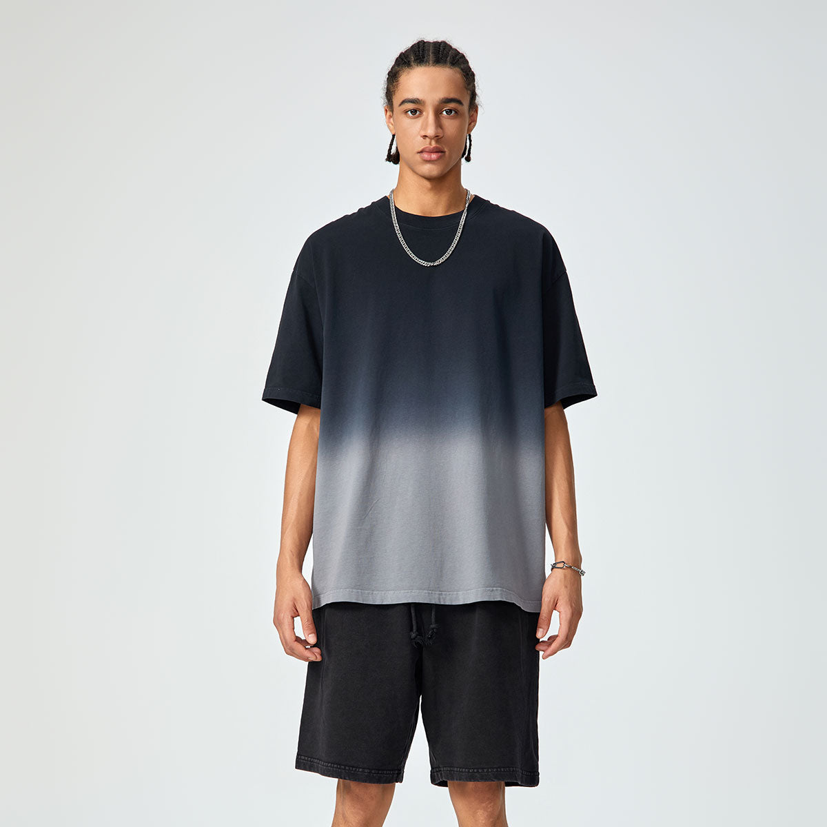 Heavyweight Gradient Cotton T Shirt 9oz