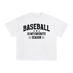 Baseball Is My Favorite Season Graphic Tee-INNBLAC Fashion Apparel