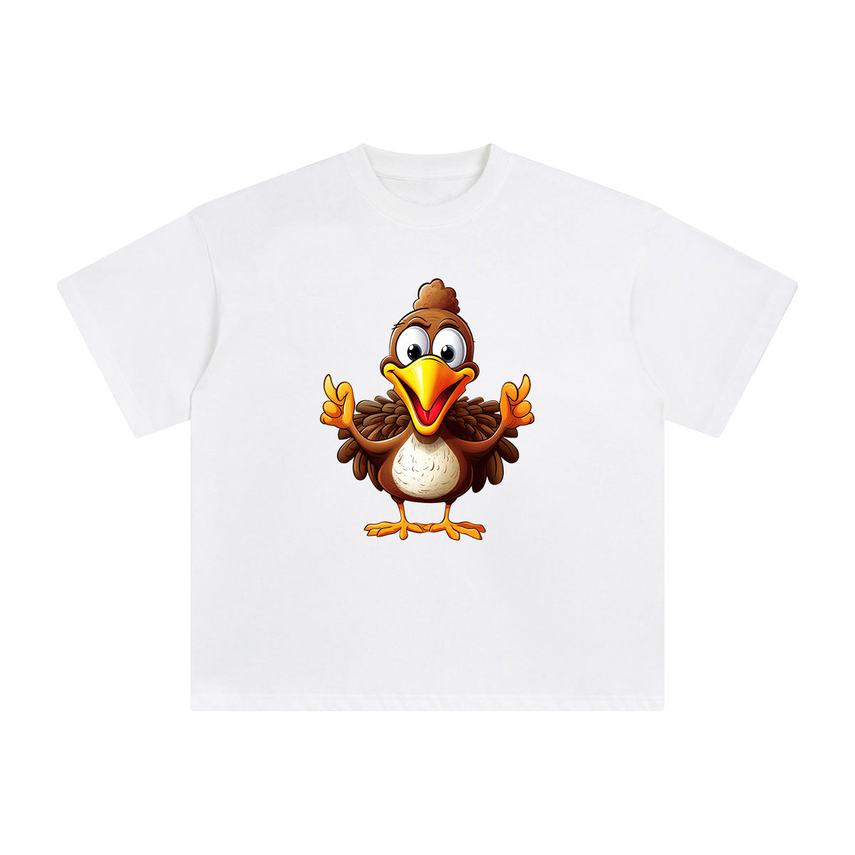 Funny Turkey Graphic Tee-INNBLAC Fashion Apparel
