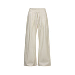 Relaxed Drawstring Wide Leg Casual Trousers
