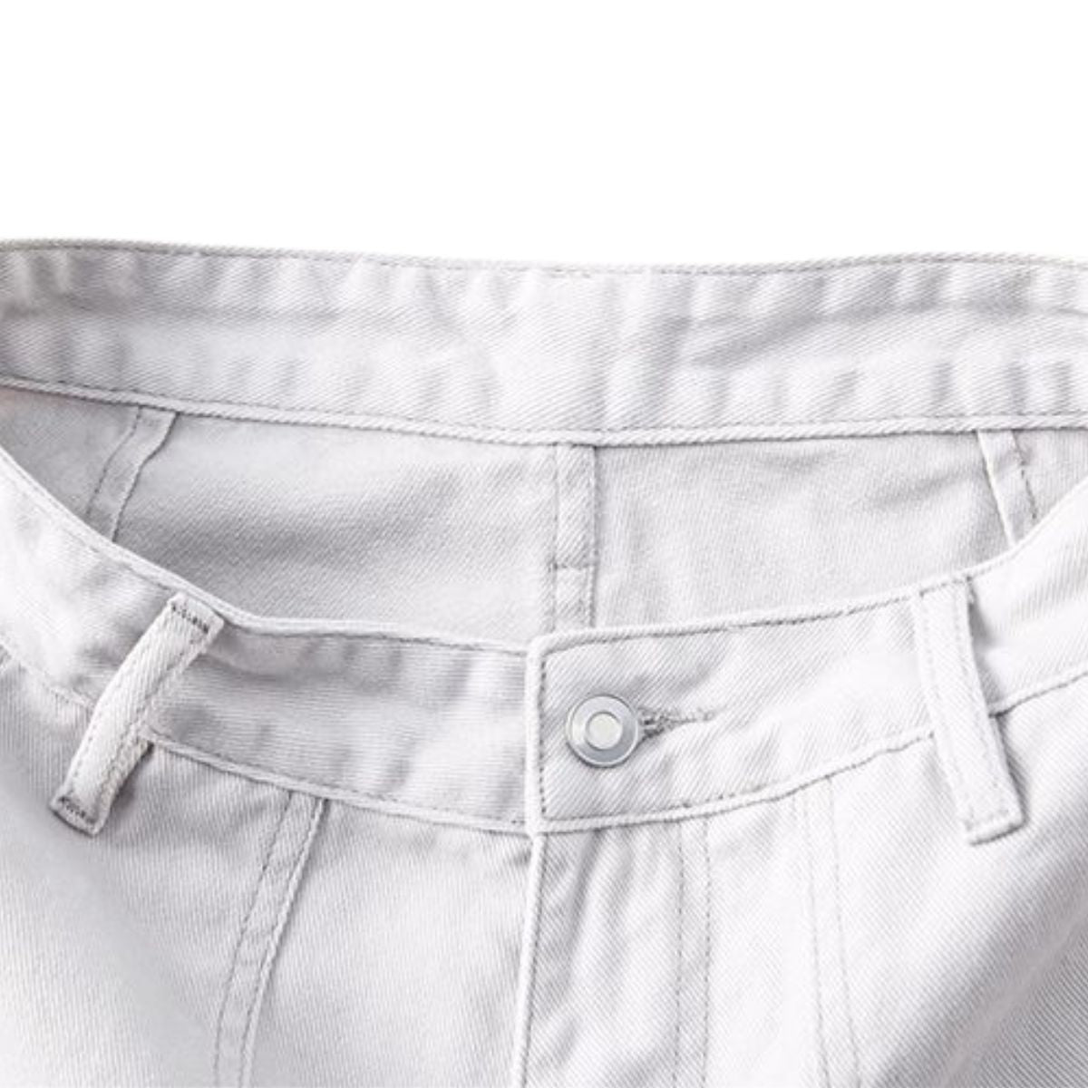 Pantalones cargo anchos y tobilleros de color liso