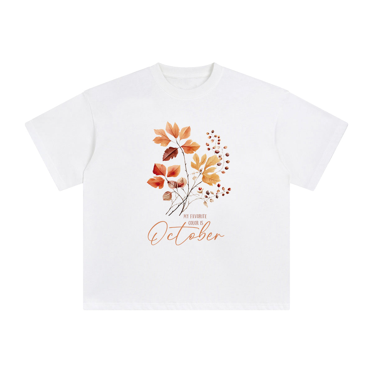 Fall Flowers Graphic Tee-INNBLAC Fashion Apparel