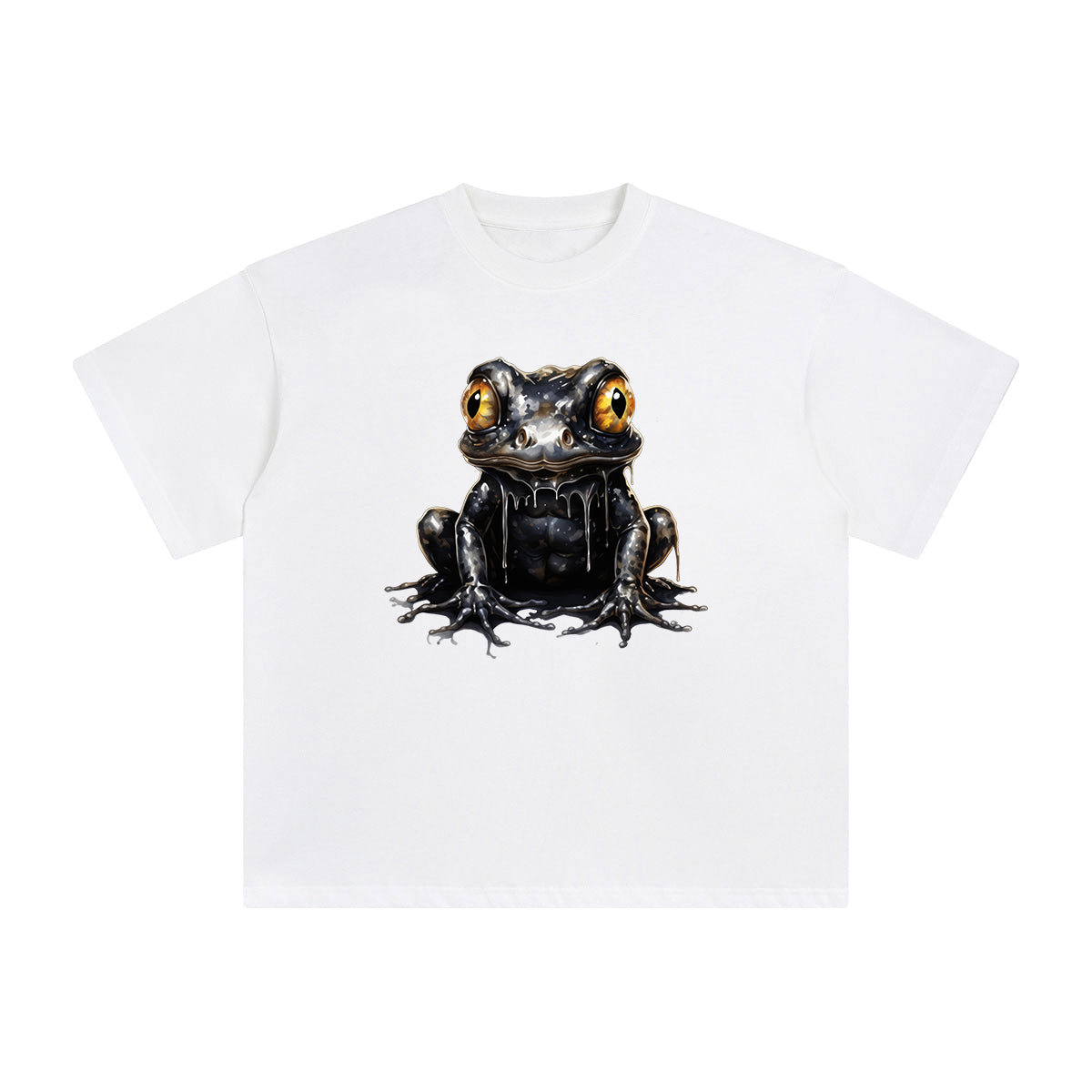 Goth Frog Graphic Tee-INNBLAC Fashion Apparel
