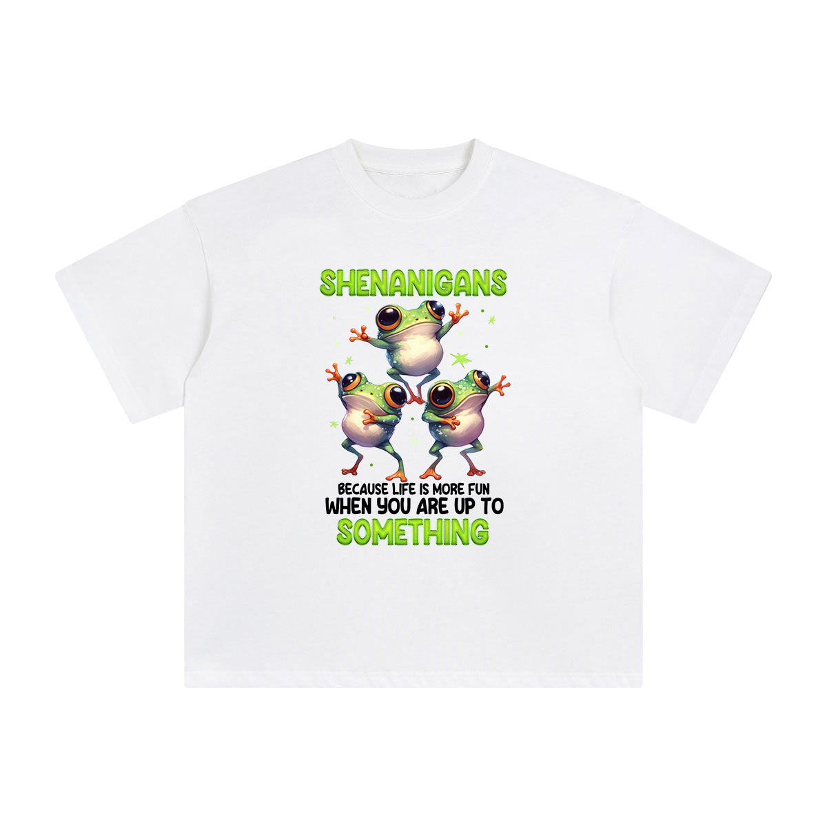 Funny Dancing Frogs Graphic Tee-INNBLAC Fashion Apparel