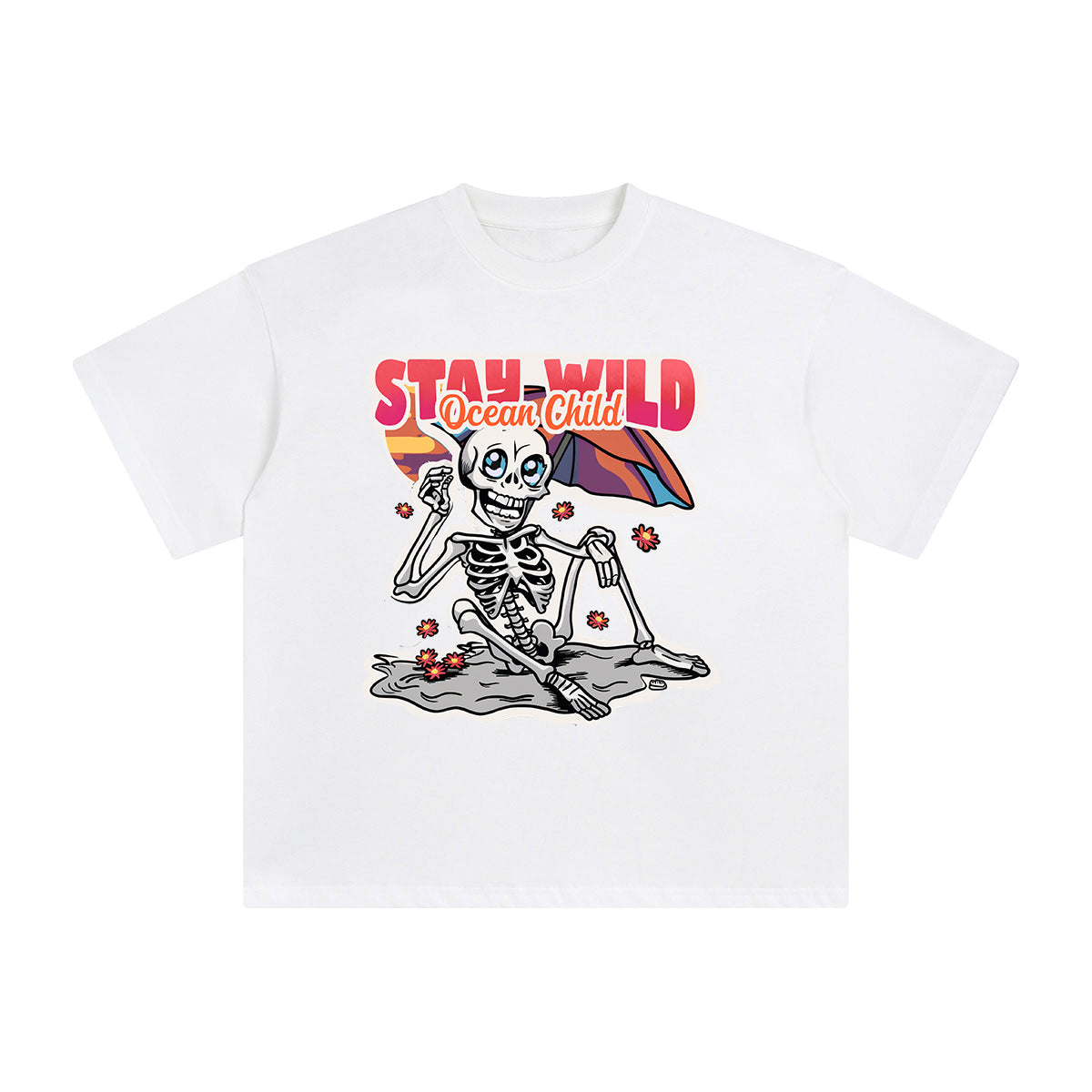 Stay Wild Ocean Child Graphic Tee-INNBLAC Fashion Apparel
