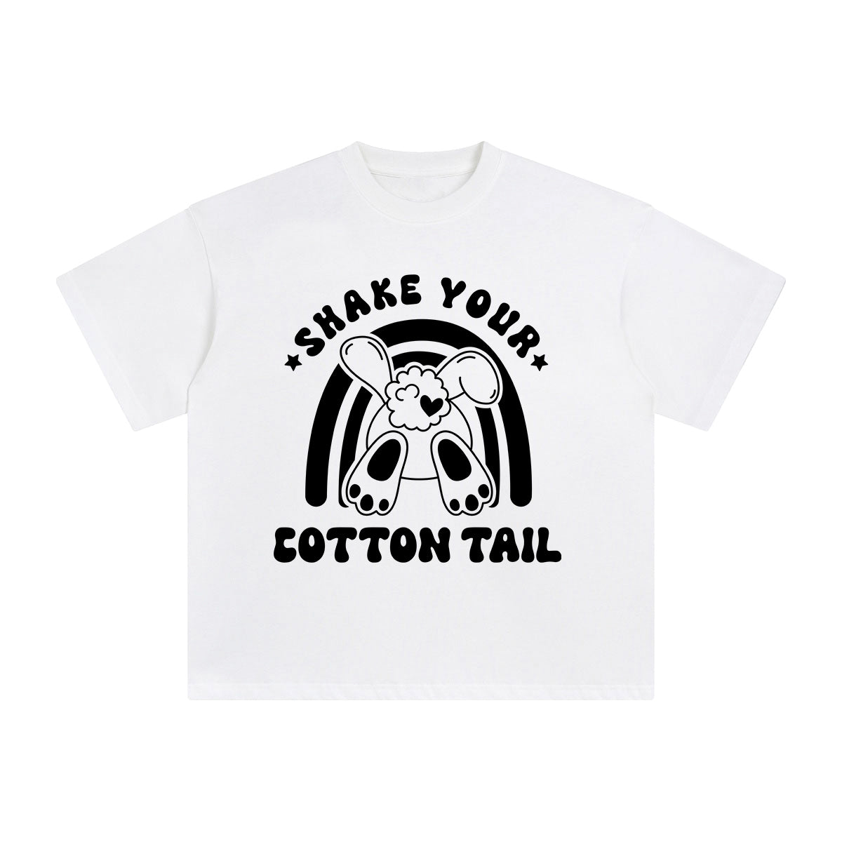 Shake Your Cotton Tail Graphic Tee-INNBLAC Fashion Apparel